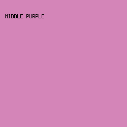 D485B8 - Middle Purple color image preview