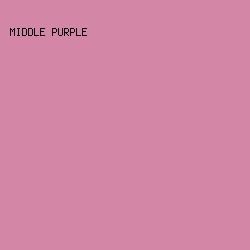 D486A7 - Middle Purple color image preview