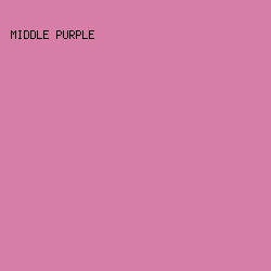 D67DA8 - Middle Purple color image preview