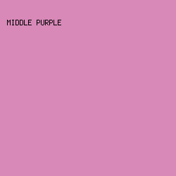 D889B8 - Middle Purple color image preview