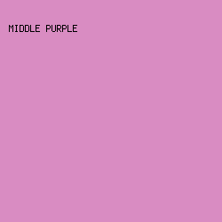 D98CC2 - Middle Purple color image preview