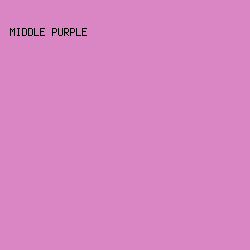 DA86C4 - Middle Purple color image preview