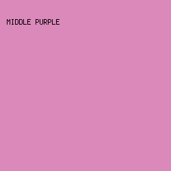 DB88BB - Middle Purple color image preview