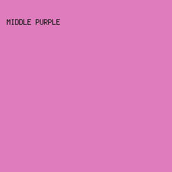 DE7CBE - Middle Purple color image preview