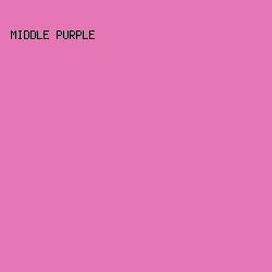 E677B6 - Middle Purple color image preview