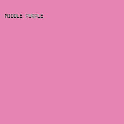 e684b4 - Middle Purple color image preview