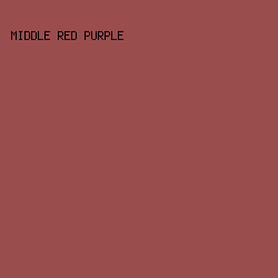 9A4D4D - Middle Red Purple color image preview