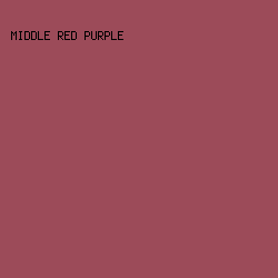 9C4B59 - Middle Red Purple color image preview