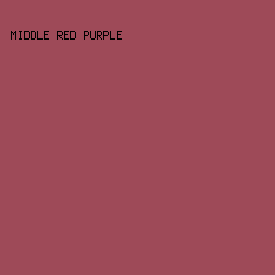 9E4A58 - Middle Red Purple color image preview