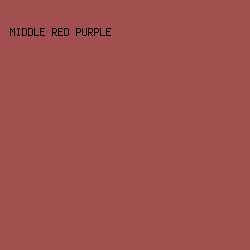 A14F4F - Middle Red Purple color image preview