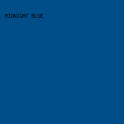 004e89 - Midnight Blue color image preview