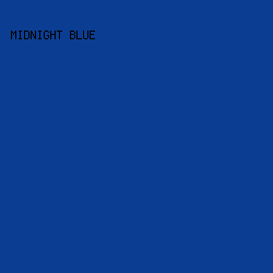 0B3E92 - Midnight Blue color image preview