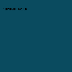 0A4B5F - Midnight Green color image preview