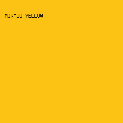 FCC314 - Mikado Yellow color image preview