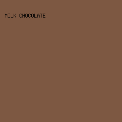 7D5842 - Milk Chocolate color image preview