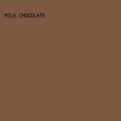 7b5942 - Milk Chocolate color image preview
