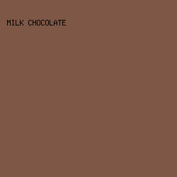 7e5747 - Milk Chocolate color image preview