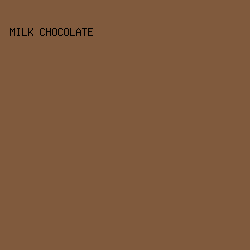 805a3d - Milk Chocolate color image preview