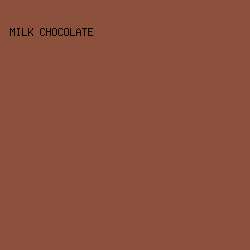 8A503B - Milk Chocolate color image preview