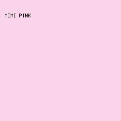 F9D4EB - Mimi Pink color image preview