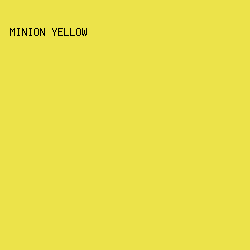 ECE34A - Minion Yellow color image preview