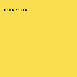 FBDD50 - Minion Yellow color image preview