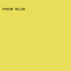e7de59 - Minion Yellow color image preview