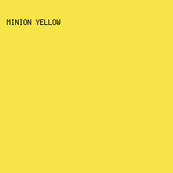 f7e449 - Minion Yellow color image preview