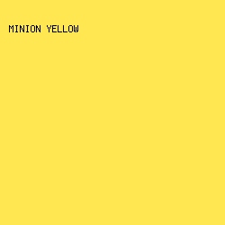 ffe751 - Minion Yellow color image preview