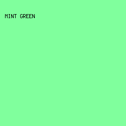 80ff9d - Mint Green color image preview