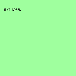 9fff9e - Mint Green color image preview
