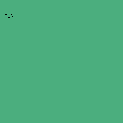 4bae7e - Mint color image preview