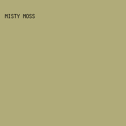 B0AB79 - Misty Moss color image preview