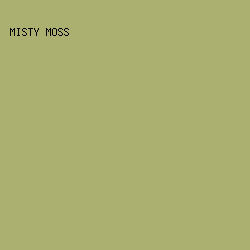 abaf6f - Misty Moss color image preview