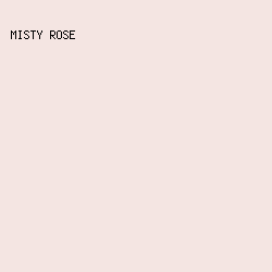 F4E5E2 - Misty Rose color image preview