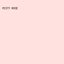 ffe2df - Misty Rose color image preview