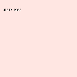 ffe6e2 - Misty Rose color image preview