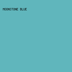 60B6BC - Moonstone Blue color image preview