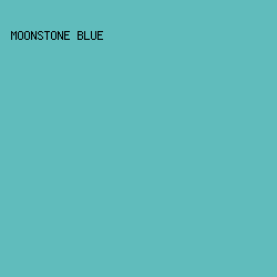60bcbc - Moonstone Blue color image preview