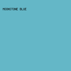 64B7C7 - Moonstone Blue color image preview