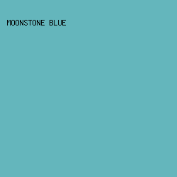64b6bc - Moonstone Blue color image preview