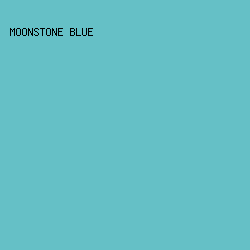65C0C6 - Moonstone Blue color image preview