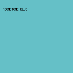 65C0C7 - Moonstone Blue color image preview