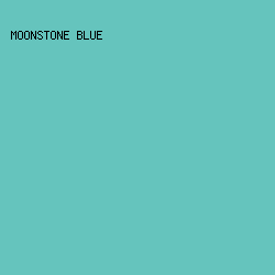 65C4BD - Moonstone Blue color image preview