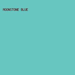 68C6C0 - Moonstone Blue color image preview