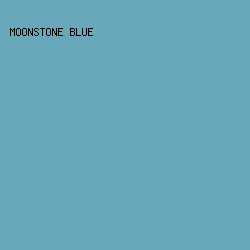 69A8BB - Moonstone Blue color image preview