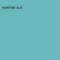 6AB9BE - Moonstone Blue color image preview