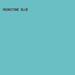 6ABFC4 - Moonstone Blue color image preview