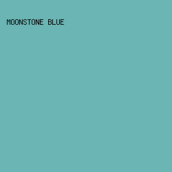 6BB5B4 - Moonstone Blue color image preview