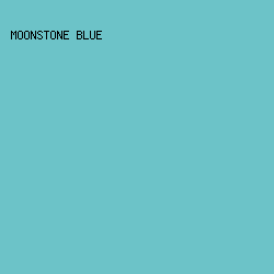 6CC3C8 - Moonstone Blue color image preview